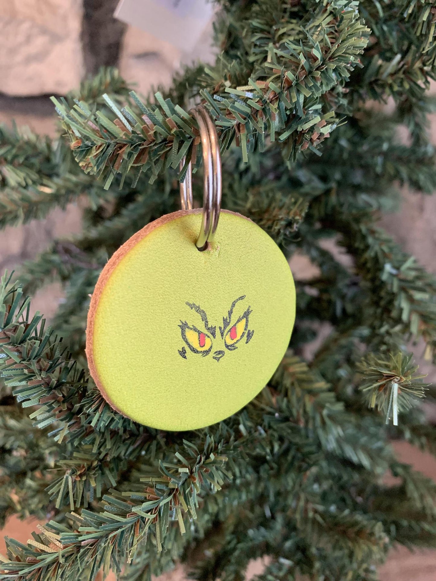 Grinch Key Ring