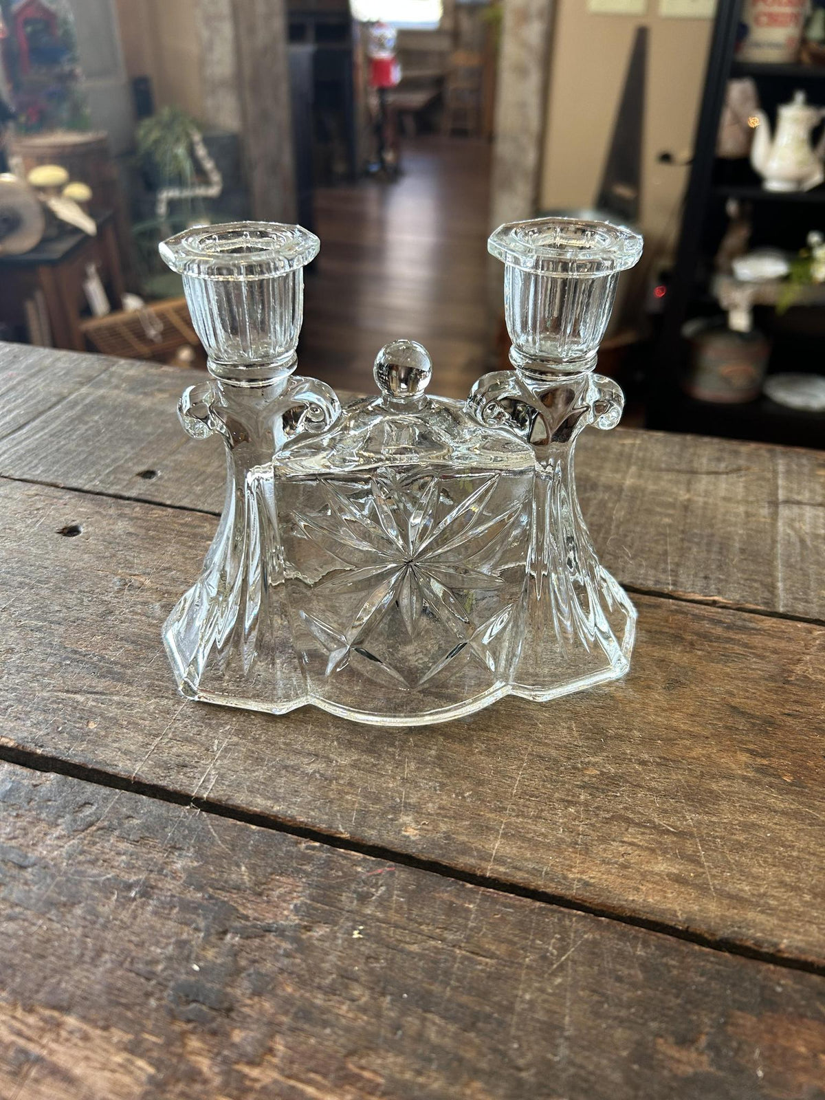 Star of David Double Candle Holder