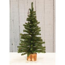 Pine Tree With Wood Base