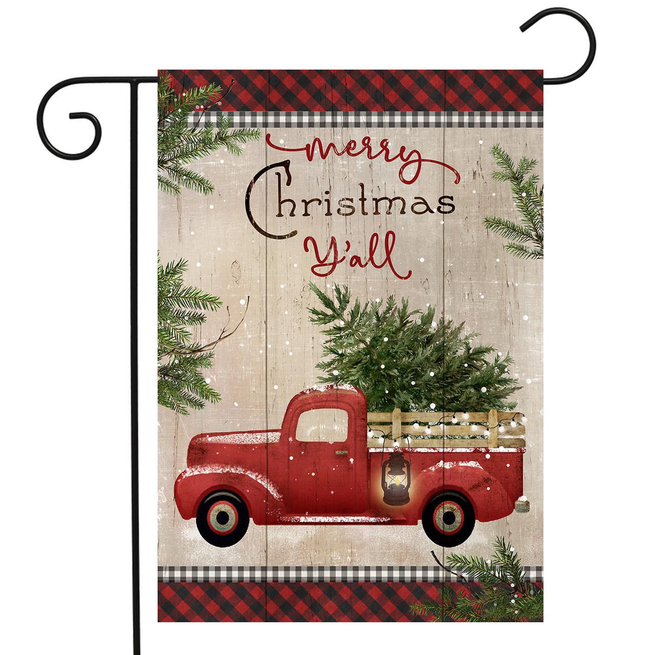 Garden Flag - Merry Christmas Y'all
