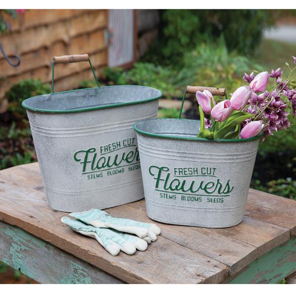 Large Fresh Cut Flowers Bucket