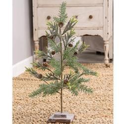 Glittered Tree On Base