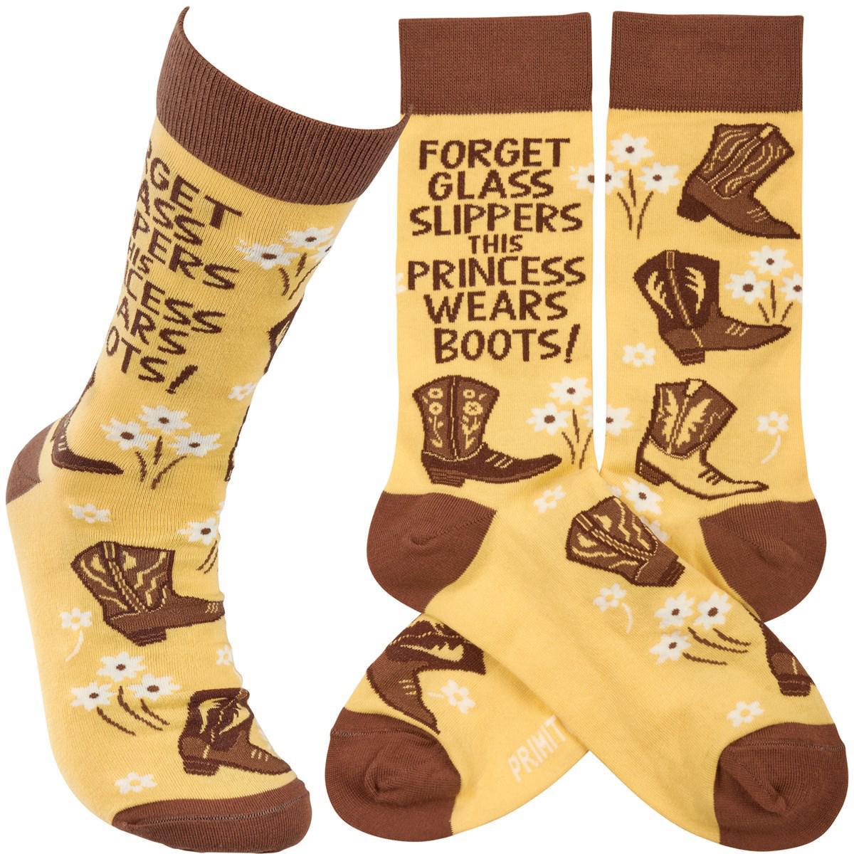 Forget Glass Slippers This Princess Wears Boots! Socks