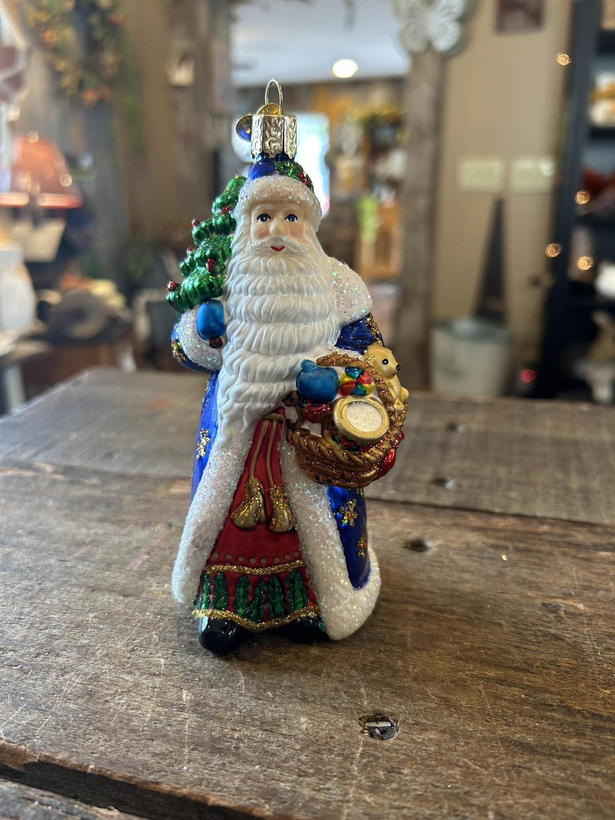 Regal Father Christmas Ornament
