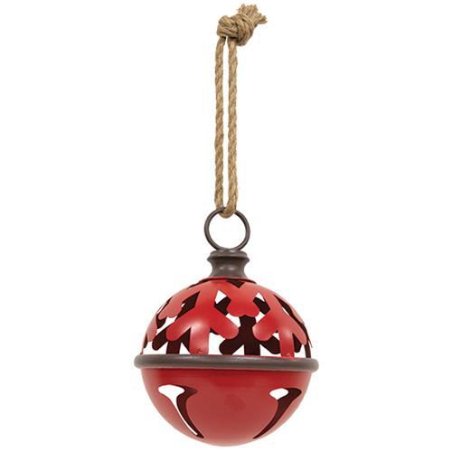 Christmas Tree Cutout Jingle Bell Ornament