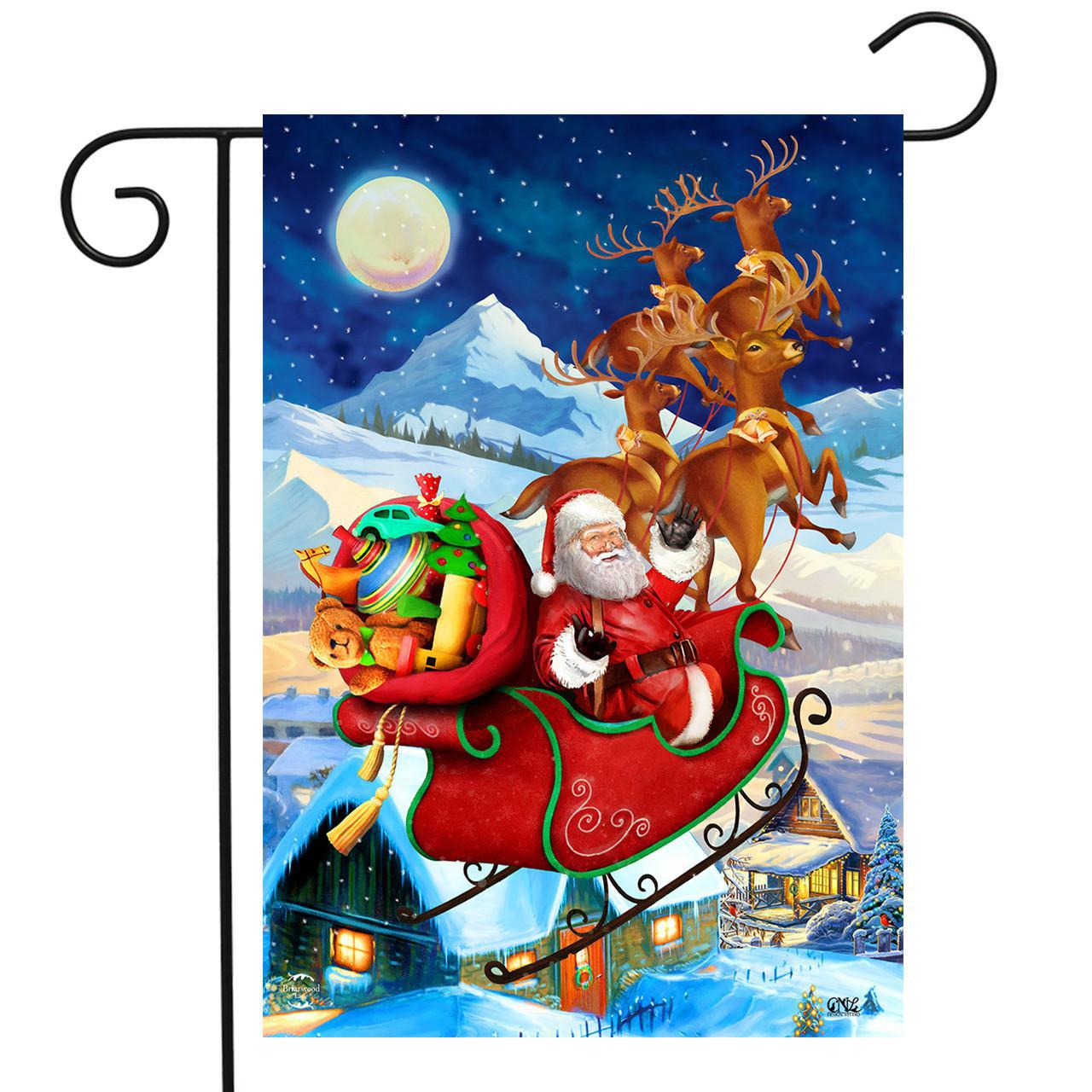 Garden Flag - Santa's Sleigh