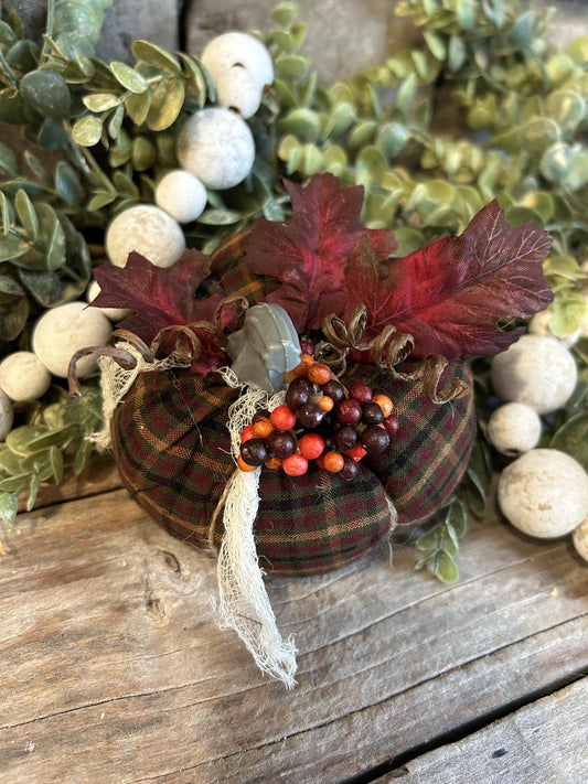 Small Homespun Pumpkin