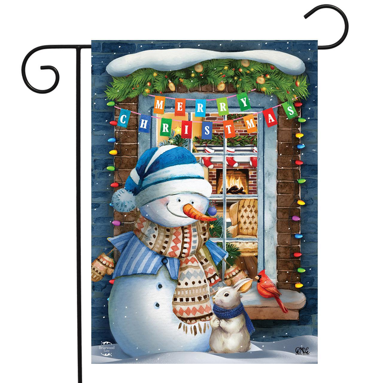 Garden Flag - Christmas Window