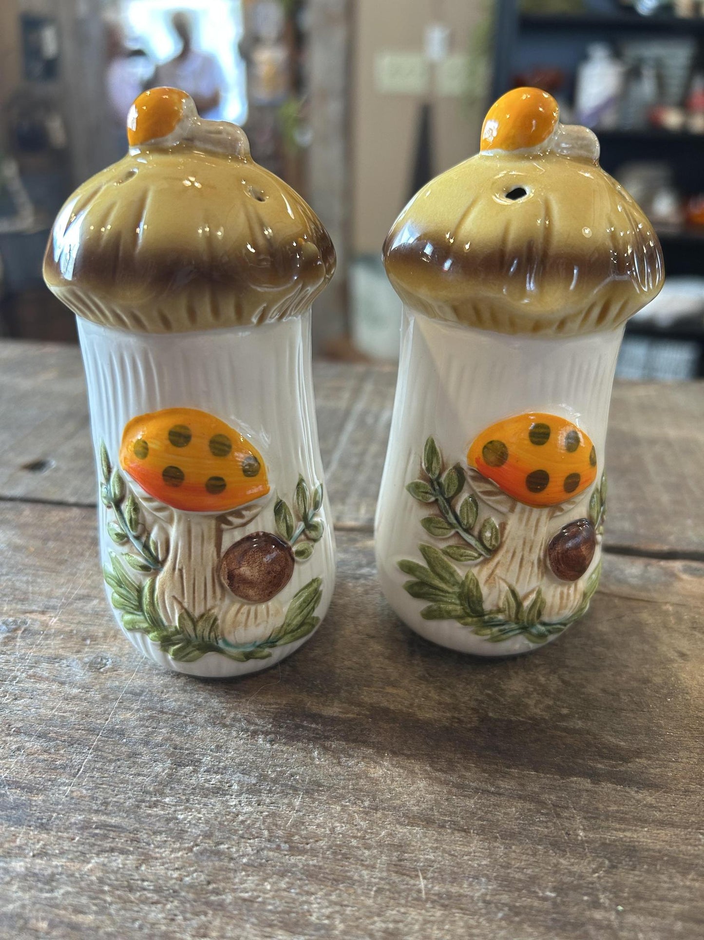 Sears and Roebuck Co. Merry Mushroom Salt & Pepper Set