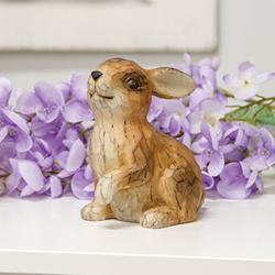 Carved Look Resin Bunny