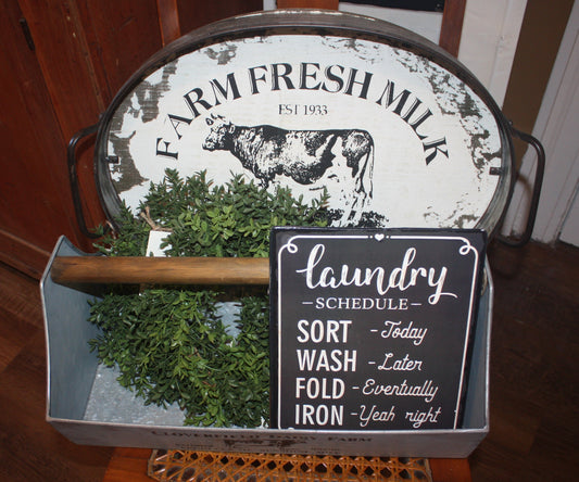 Cloverfield Dairy Metal Caddy