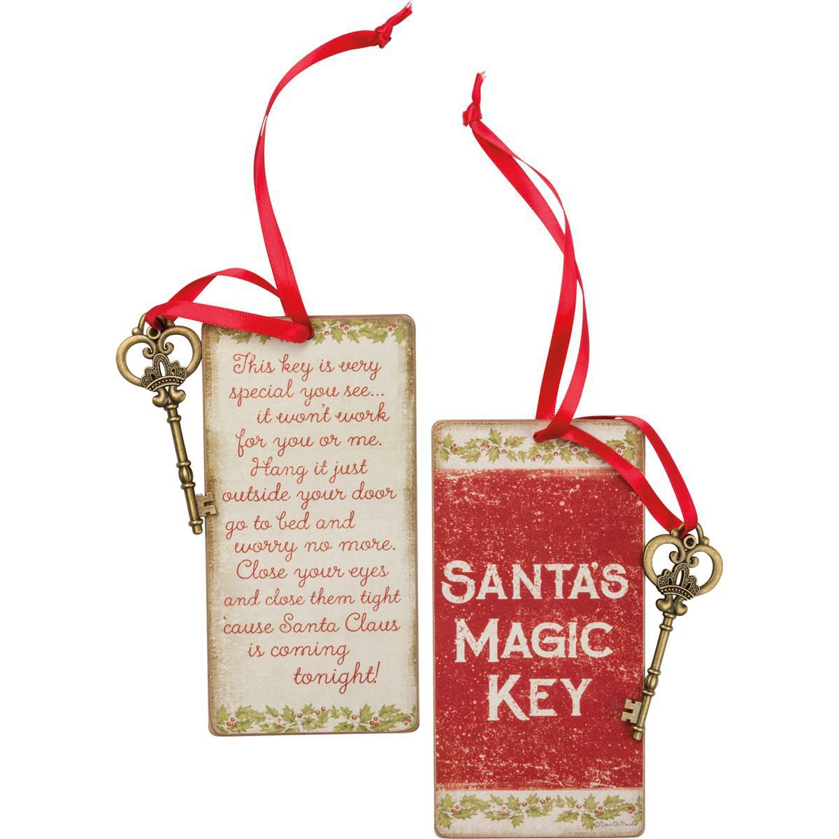Santa's Magic Key Ornament