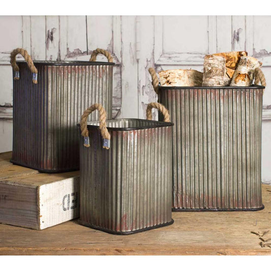 Large Corrugated Storage Bin