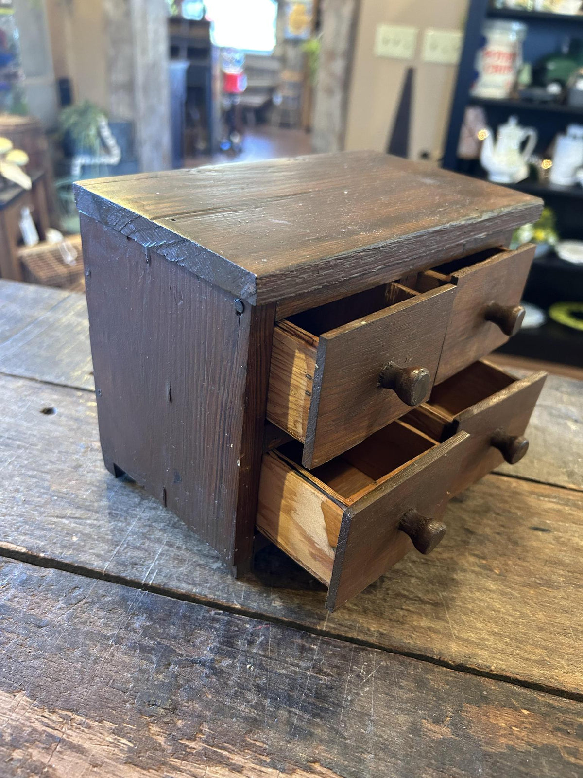 Vintage Handmade Apothecary Cabinet