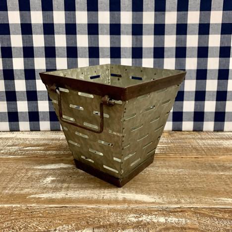 Large Square Olive Bucket