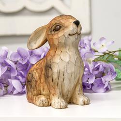 Carved Look Resin Bunny