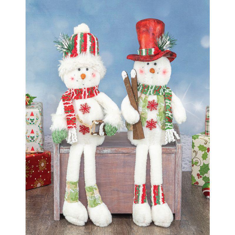 Classic Snowman With Dangle Legs