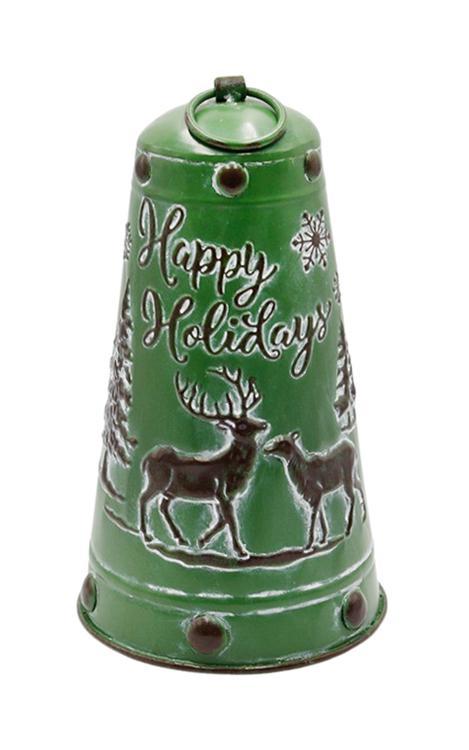 Green Reindeer Bell