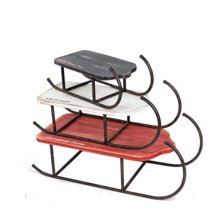 Large Tabletop Christmas Sled