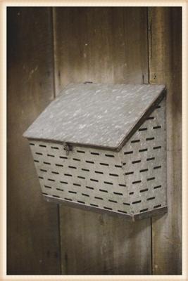 Wall Mount Olive Bin
