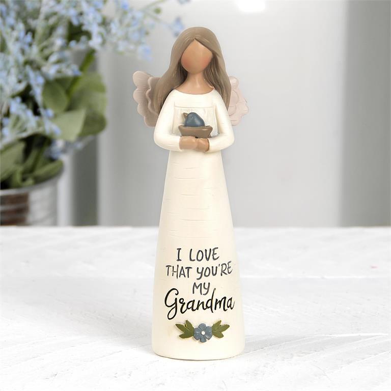 Angel - Grandma With Bird