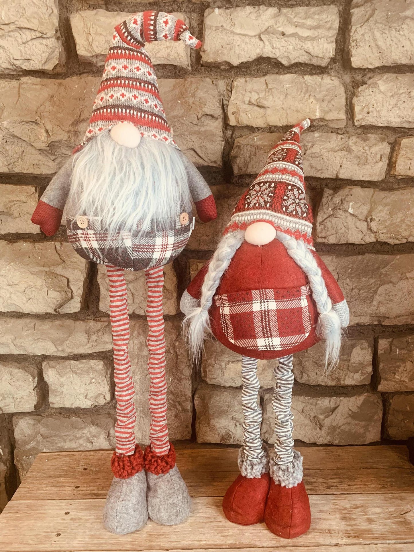 Scarlet and Buck Gnome With Stretch Legs