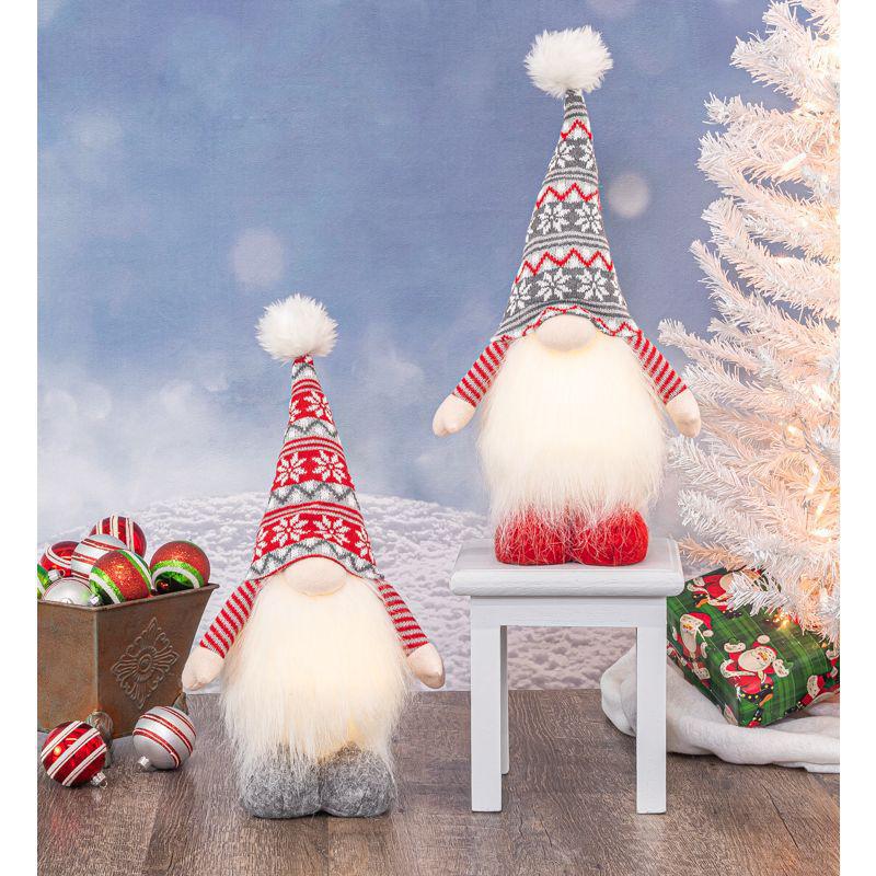 Artic Gnome Stander With Lights