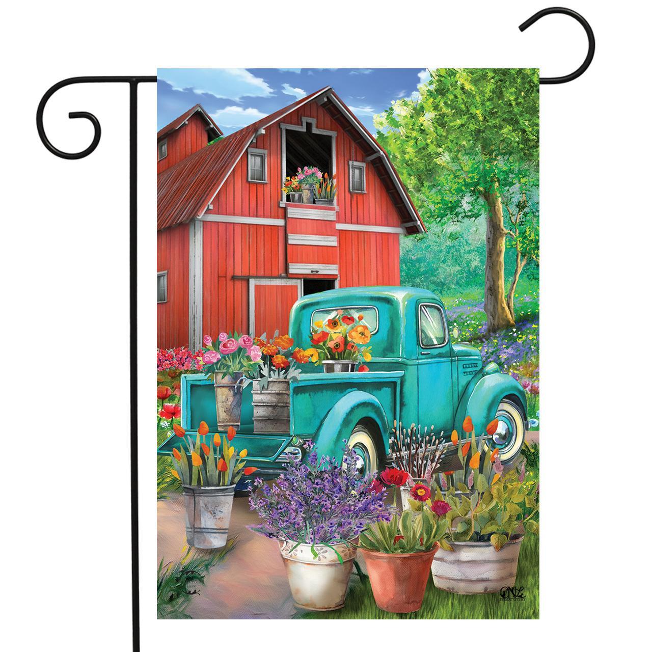 Garden Flag - Farm In Spring