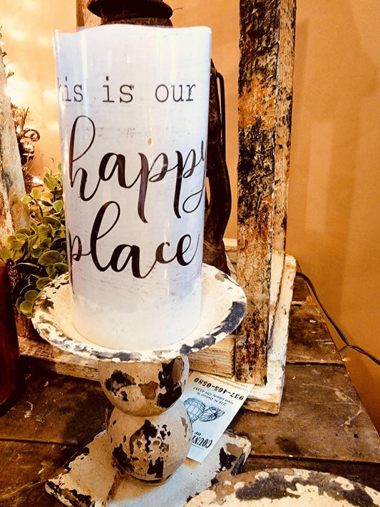 This Is Our Happy Place Candle