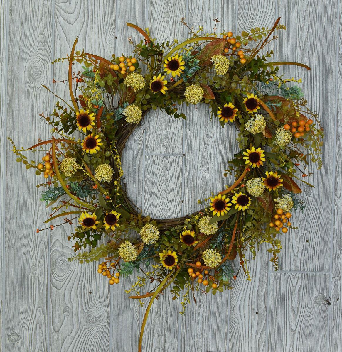 Autumn Yarrow Wreath