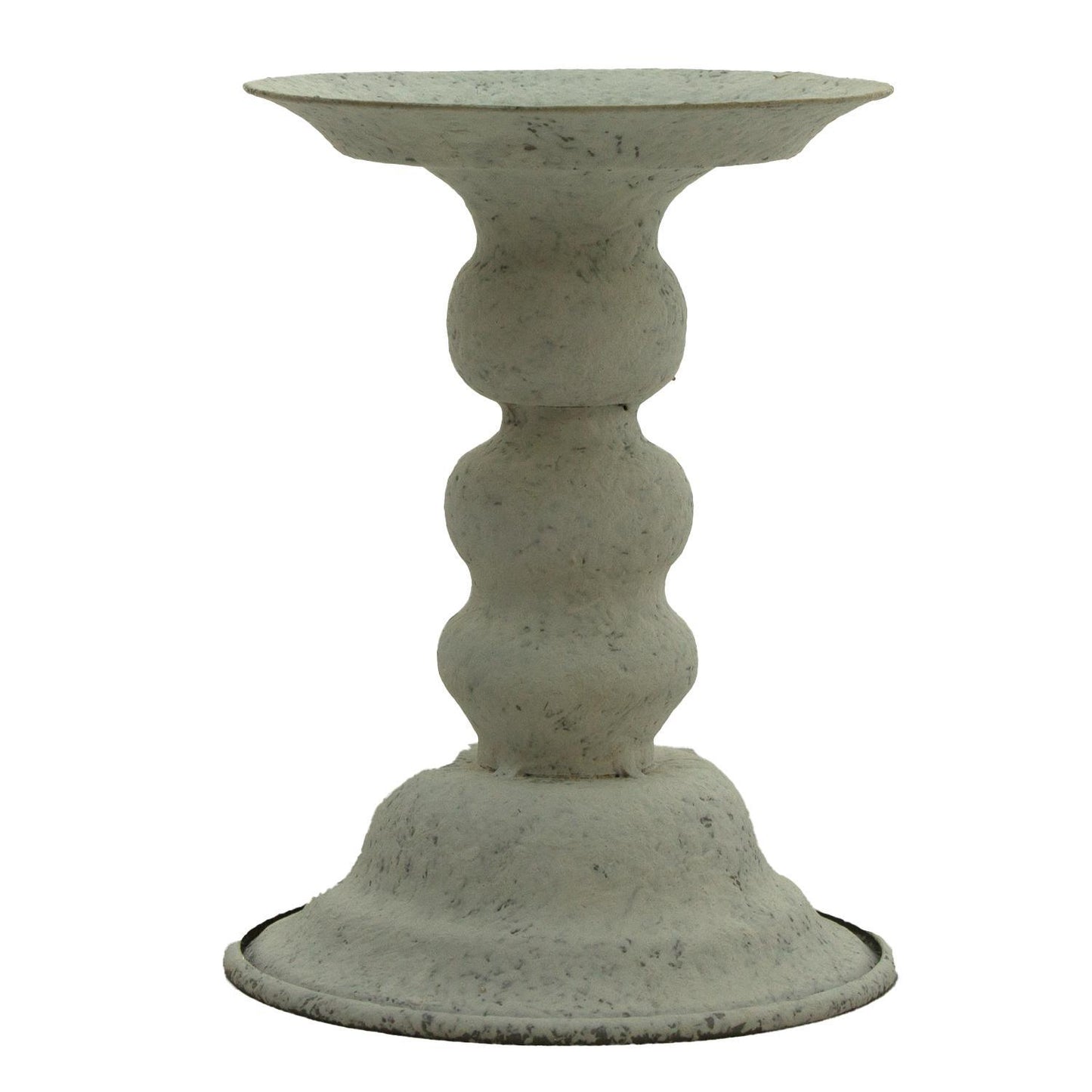 White Metal Candle Riser