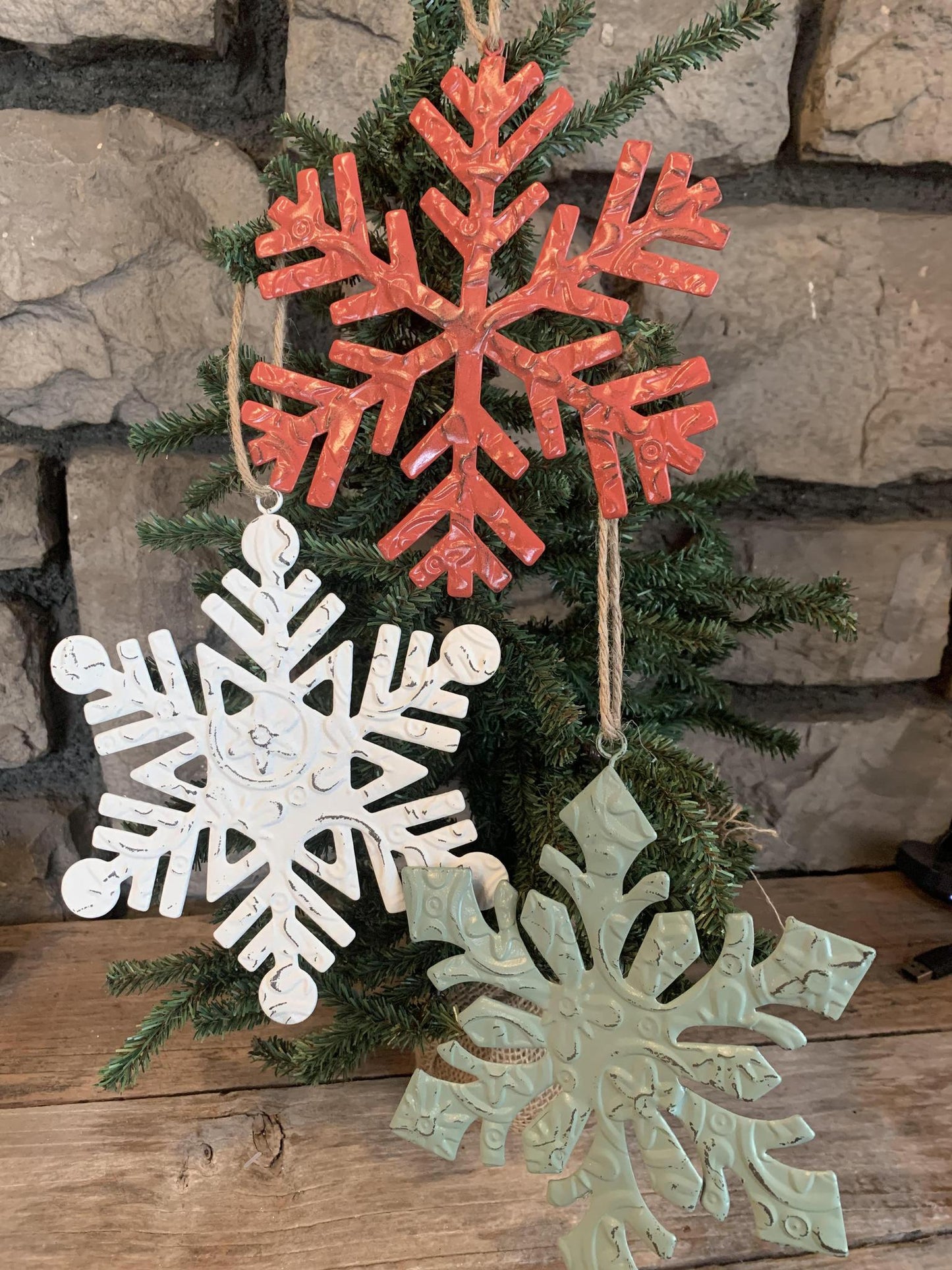 Metal Snowflake Ornament