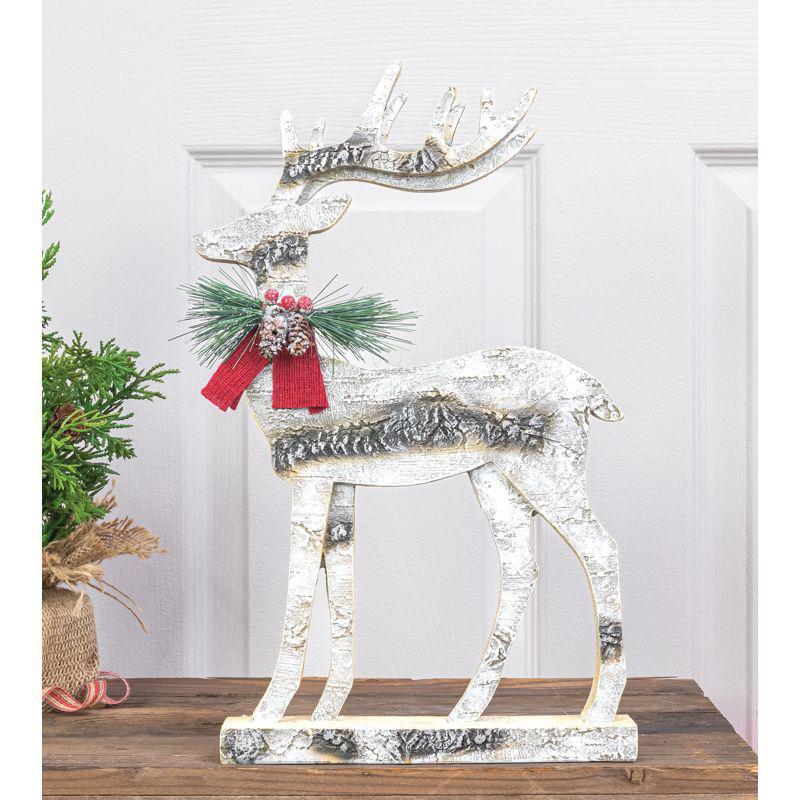 Winter Birch Deer
