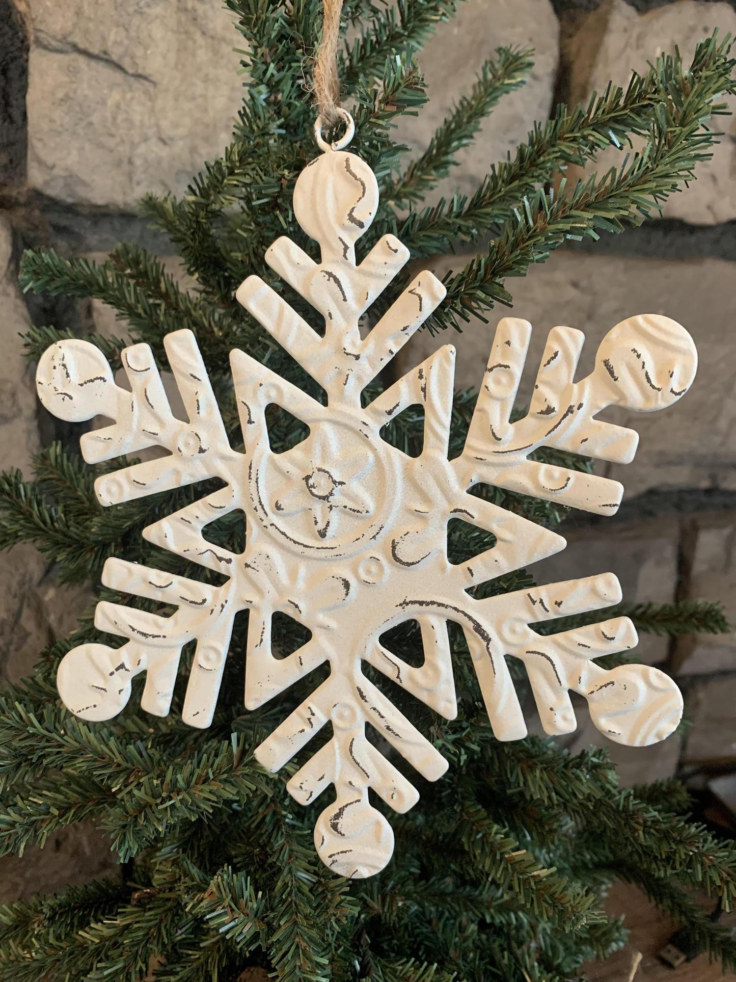 Metal Snowflake Ornament