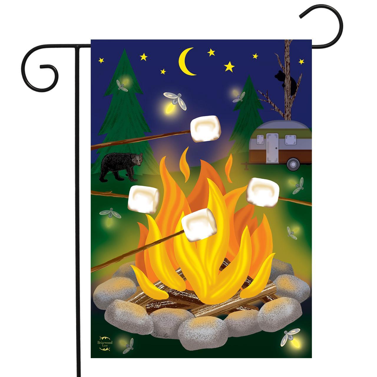 Garden Flag - Campfire S'mores