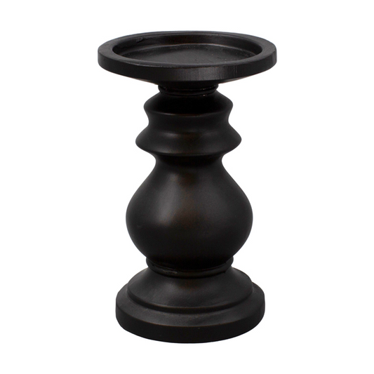 Black Resin Candle Riser