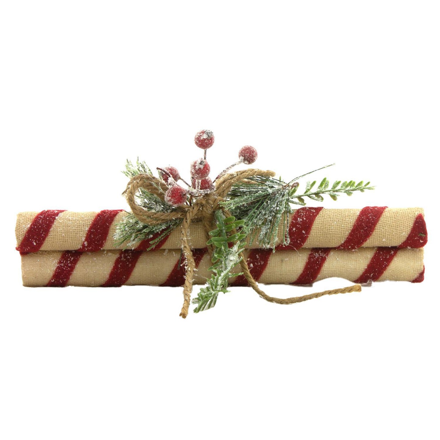 Pine & Candy Cane Logs