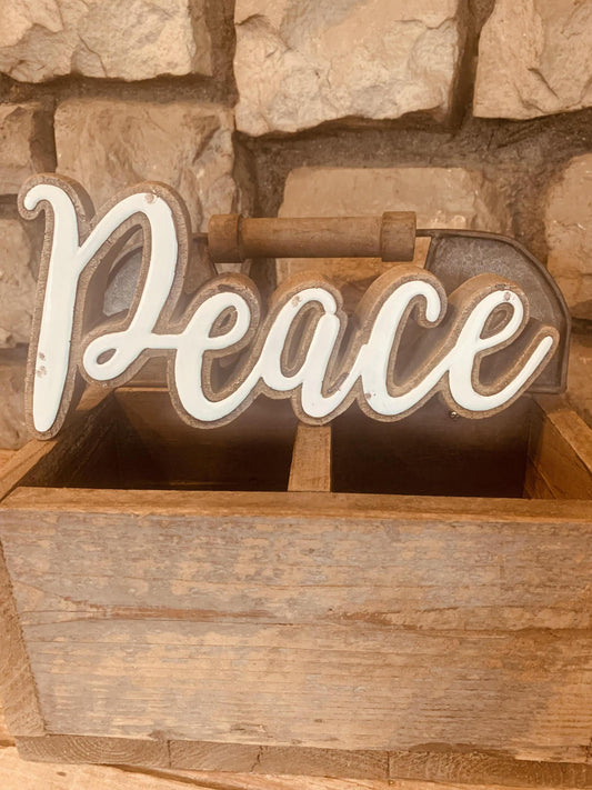 Rustic Peace Noel Believe