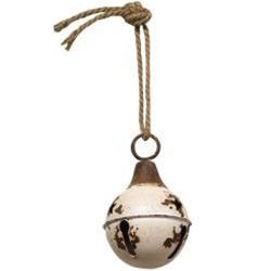 Aged White Jingle Bell