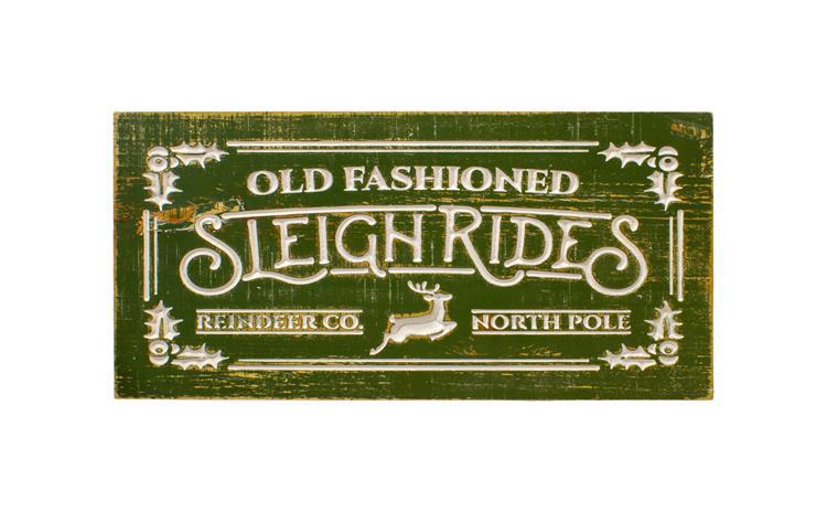 Old Fashioned Sleigh Rides Sign