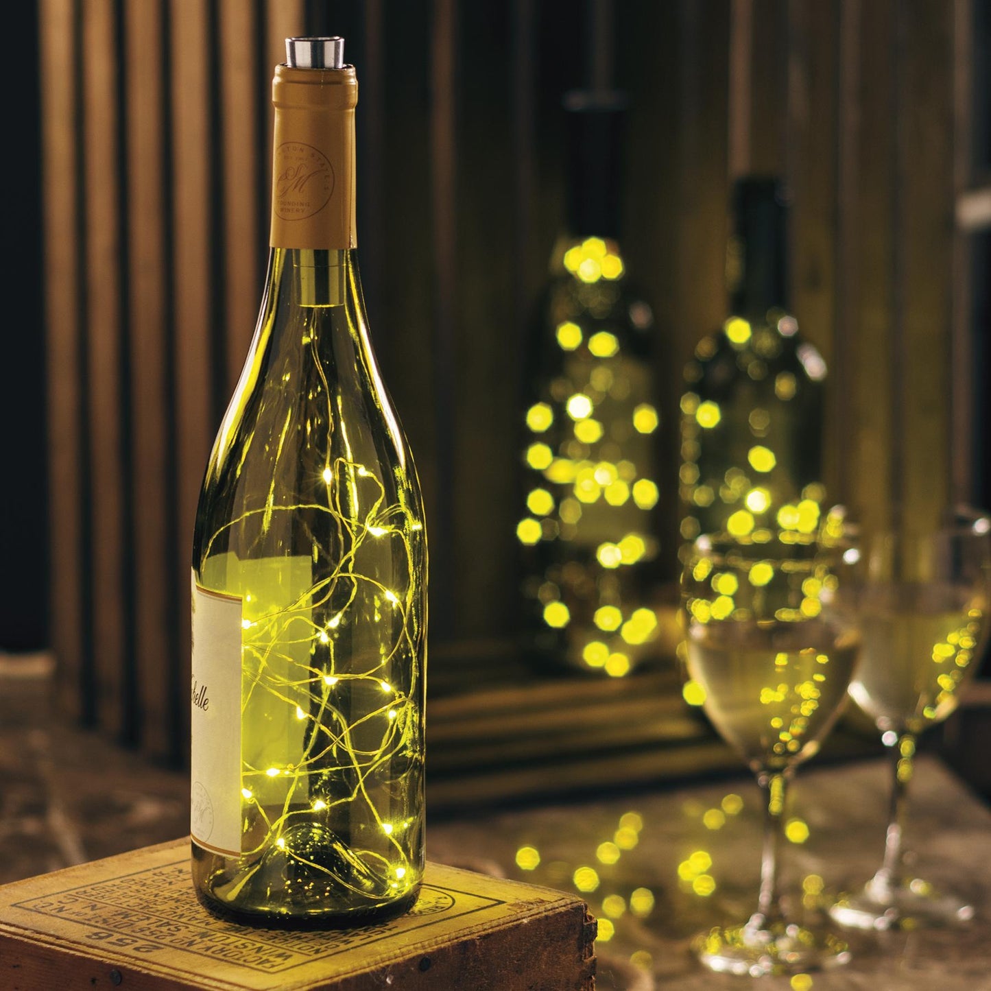 Wine Bottle Lights