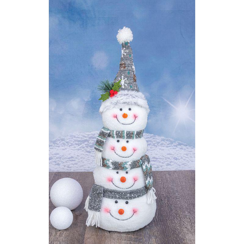 Joyful Stacking Snowman
