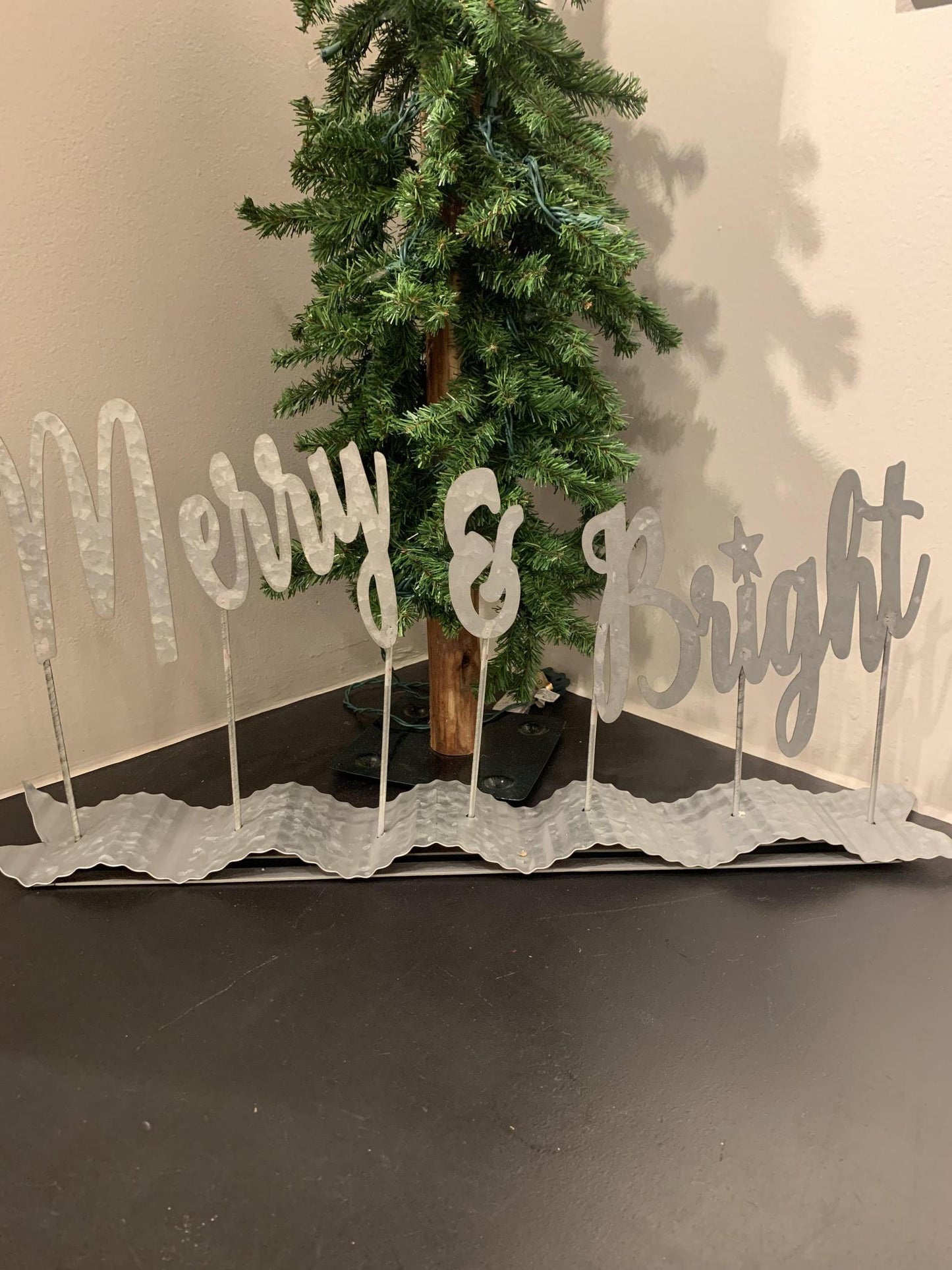 Merry & Bright On Ribbon