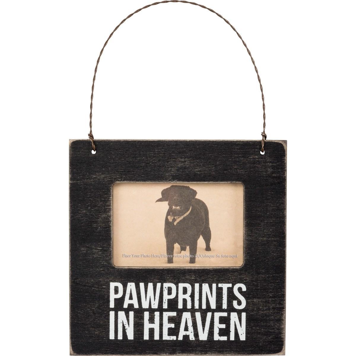 Pawprints In Heaven Picture Frame