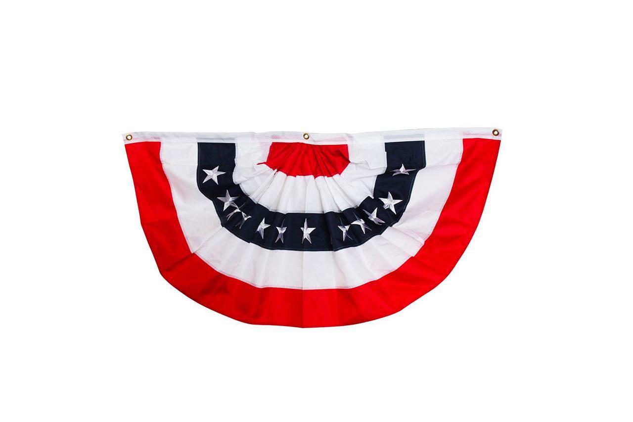 American Bunting - White 48"