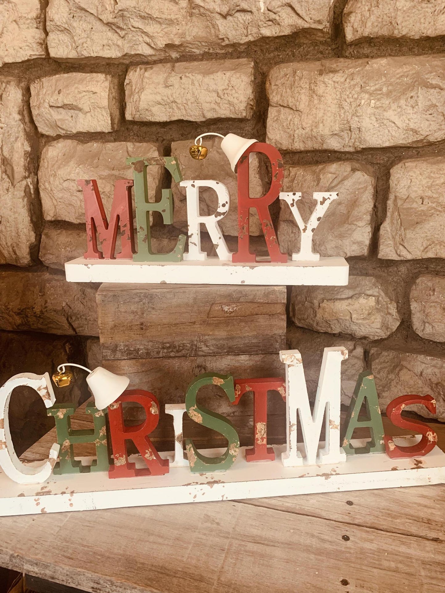 Weathered Merry Christmas