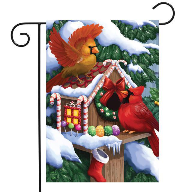 Home For The Holidays Garden Flag