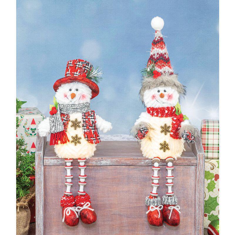 Jolly Light Up Snowman With Dangle Legs
