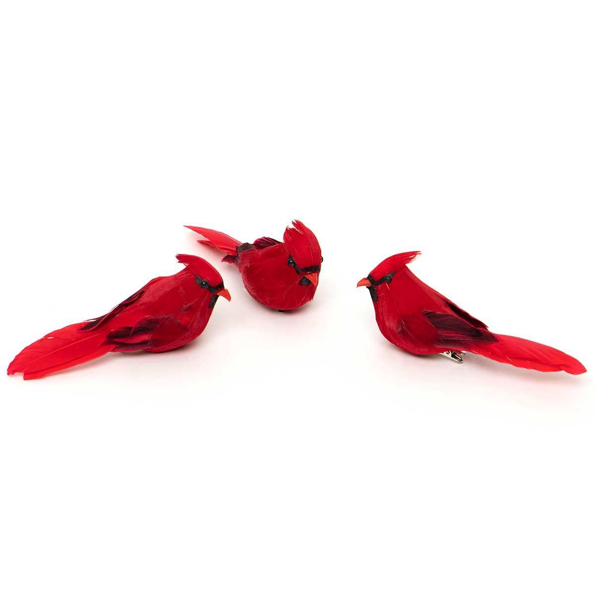 Cardinal Clip On Ornament