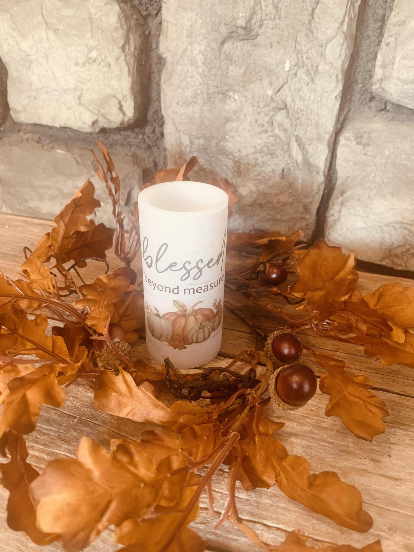 Blessed Beyond Measure LED Candle